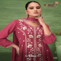 Vamika Ashima Vol-1 Wholesale Blooming Georgette Fabrics 3 Piece Suits