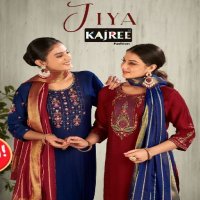 Kajree Jiya Wholesale Readymade Pure Viscose Fabrics Salwar Suits