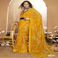 Vallabhi Canon Wholesale Floral Print With Swaroski Work Sarees