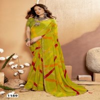 Vallabhi Anandi Vol-2 Wholesale Floral Print Georgette Fabrics Sarees