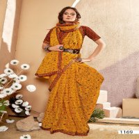 Vallabhi Dhuri Wholesale Bandhani Print With Lace Border Sarees