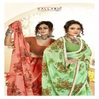 Vallabhi Express Vol-3 Wholesale Floral Print Georgette Sarees