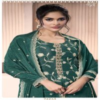 Vinay Kuleesh Shazia Wholesale Thread Embroidered Chinon Straight Suits