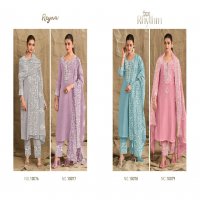 Reyna Rhythm Wholesale Linen Dyed With Coading Embroidery Salwar Suits
