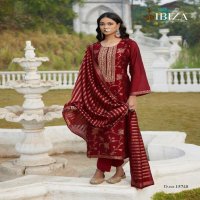 Ibiza Aarna Wholesale Pure Banglory Silk With Handwork Salwar Suits