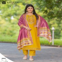 Kadlee Nirvana Wholesale Viscose Weaving Kurti With Pant And Dupatta