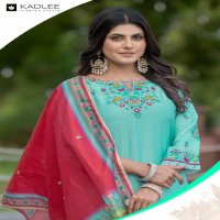 Kadlee Nirvana Wholesale Viscose Weaving Kurti With Pant And Dupatta