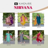 Kadlee Nirvana Wholesale Viscose Weaving Kurti With Pant And Dupatta