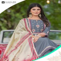 Kadlee Nirvana Wholesale Viscose Weaving Kurti With Pant And Dupatta