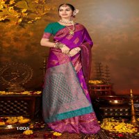 Saroj Ashoka Silk Vol-1 Wholesale Soft Silk Contrast Rich Pallu Sarees