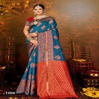 Saroj Ashoka Silk Vol-1 Wholesale Soft Silk Contrast Rich Pallu Sarees