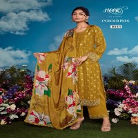 Kimora Heer Colour Plus Vol-199 Wholesale Muslin With Embroidery Work Salwar Suits