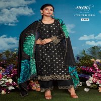 Kimora Heer Colour Plus Vol-199 Wholesale Muslin With Embroidery Work Salwar Suits