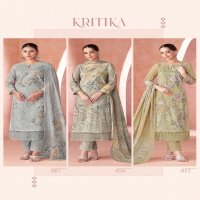 Sahiba Kritika Wholesale Pure Cotton Lawn With Hand Work Salwar Suits