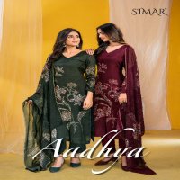 Glossy Aadhya Wholesale Pure Viscose Muslin With Handwork Salwar Suits