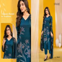 Glossy Aadhya Wholesale Pure Viscose Muslin With Handwork Salwar Suits