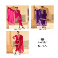 sayuri designer siya readymade crape silk dhoti style 3pcs dress