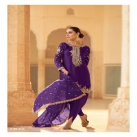 sayuri designer siya readymade crape silk dhoti style 3pcs dress