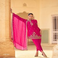 sayuri designer siya readymade crape silk dhoti style 3pcs dress