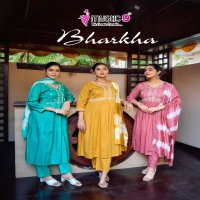 Mystic 9 Bharkha Vol-1 Wholesale Nyra Cut Kurtis With Pant And Dupatta