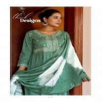 Mystic 9 Bharkha Vol-1 Wholesale Nyra Cut Kurtis With Pant And Dupatta
