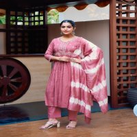 Mystic 9 Bharkha Vol-1 Wholesale Nyra Cut Kurtis With Pant And Dupatta