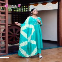 Mystic 9 Bharkha Vol-1 Wholesale Nyra Cut Kurtis With Pant And Dupatta