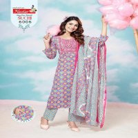 Suchi vol 6 by navkar readymade cotton regular wear 3pcs dress