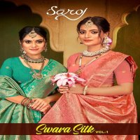 Saroj Swara silk vol 1 Wholesale Soft Silk Rich Pallu Sarees