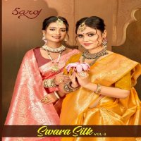 Saroj Swara silk vol 3 Wholesale Soft Silk Rich Pallu Sarees