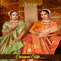 Saroj Swara silk vol 4 Wholesale Soft Silk Rich Pallu Sarees