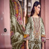 BELLIZA DESIGNER STUDIO ALMARINA VOL 2 WHOLESALE PURE COTTON WITH SELF EMBROIDERY DRESS MATERIAL