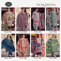 BELLIZA DESIGNER STUDIO ALMARINA VOL 2 WHOLESALE PURE COTTON WITH SELF EMBROIDERY DRESS MATERIAL