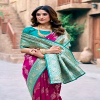 gobuni sanvi silk 1301-1306 series party wear saree for womens