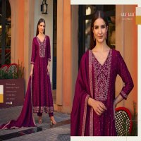 lily And lali anarkali readymade vichitra silk handwork 3pcs dress online