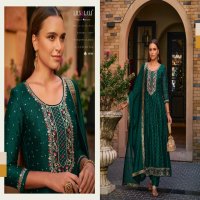 lily And lali anarkali readymade vichitra silk handwork 3pcs dress online
