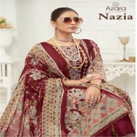 nazia by azara radhika fashion camric cotton unstitch pakistani suits