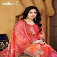 indikurti twisha readymade linen shimmer casual combo set 3pcs dress