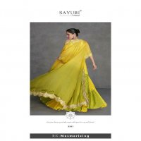 sayuri designer jugni Nx exclusive party wear organza silk full stitch 3pcs dress