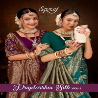 Saroj Priyadarshni Silk Vol-1 Wholesale Soft Silk Rich Pallu Sarees