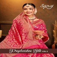 Saroj Priyadarshni Silk Vol-3 Wholesale Soft Silk Rich Pallu Sarees