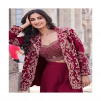 sayuri designer jannat gold Pro fully stitch silk exclusive plazzo 3pcs dress every occasion