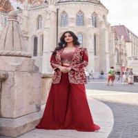 sayuri designer jannat gold Pro fully stitch silk exclusive plazzo 3pcs dress every occasion