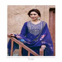 Mystic 9 Fiza Vol-3 Wholesale Premium Quality Bangalore Silk Straight Top With Bottom And Dupatta