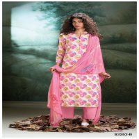 Ganga Hani S3252 Wholesale Cotton Printed With Embroidery Salwar Suits