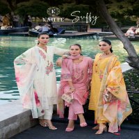 Kailee Suffy Wholesale Pure Chikankari Schiffli Cotton 3 Piece Salwar Suits