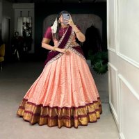 LNB 2010 Colour Wholesale Zari Chex Lehengas Collection