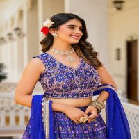 Tejasvee Agnidhara Wholesale Slim Georgette Fabrics Readymade Lehengas