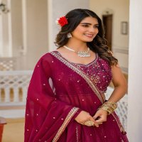 Tejasvee Agnidhara Wholesale Slim Georgette Fabrics Readymade Lehengas