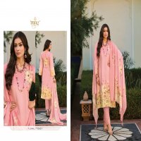 Rang Fashion Pastels Wholesale Pure VIscose Muslin With Knot Work Salwar Suits